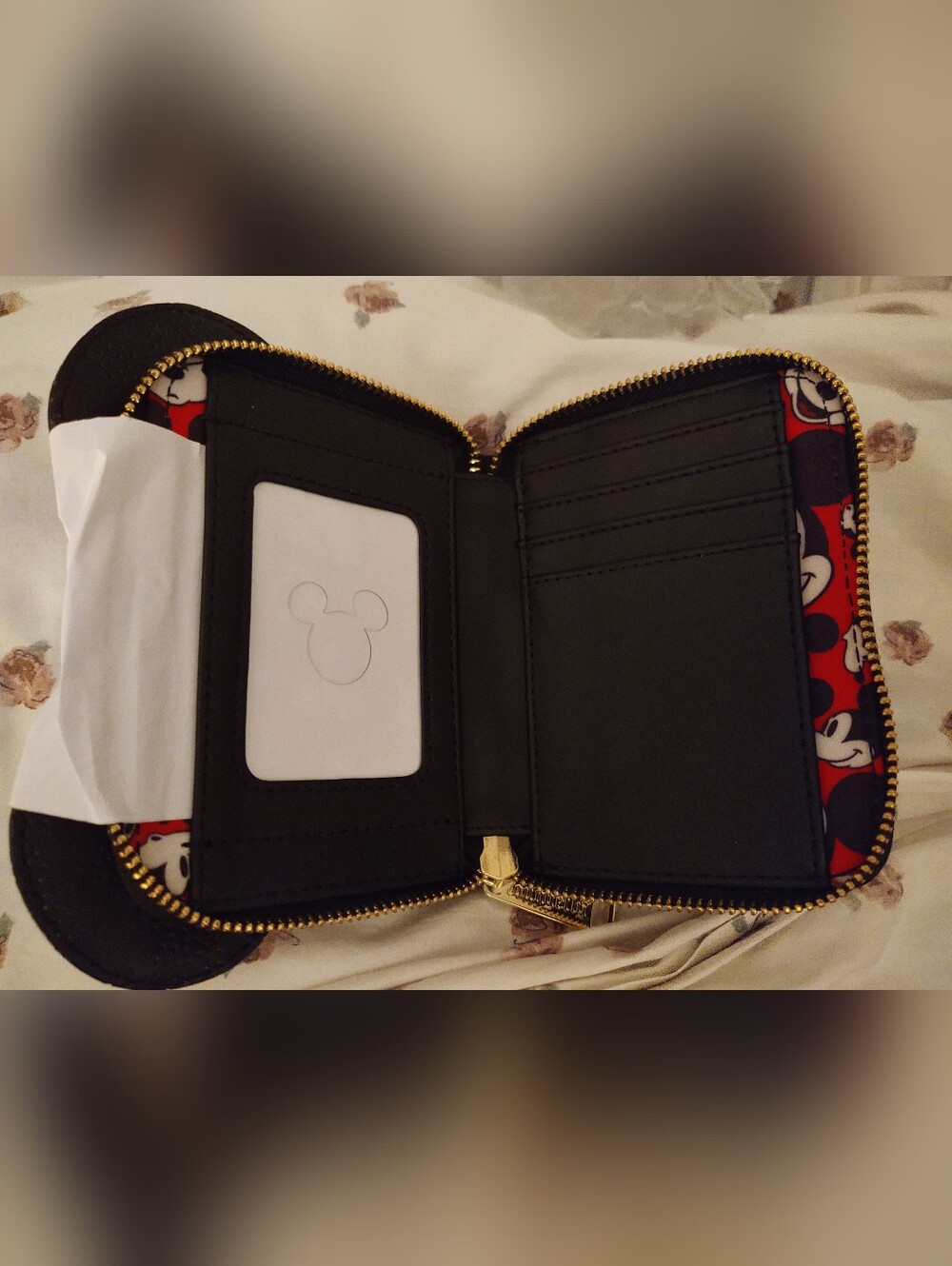 Loungefly Disney Mickey Mouse Silhouette Ears Wallet Box Lunch Exclusive NWT - Picture 4 of 6